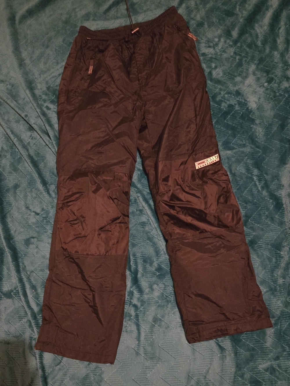 Black Womans Insulated Snow Pants - Black
